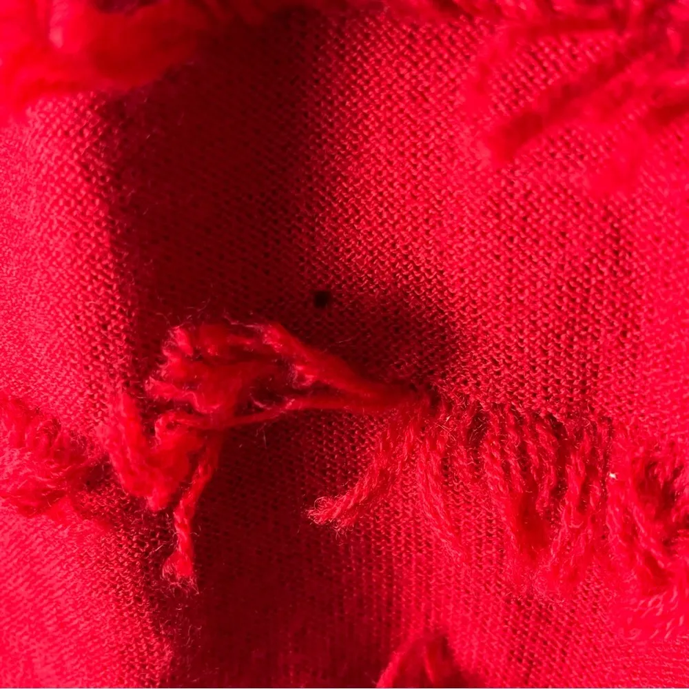 TRINA TURK 100% Merino Wool Sass Fringe Long Sleeves Sweater Dress, Size XS - Image 8