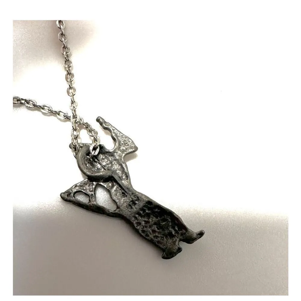 sterling silver wizard pendant necklace - Image 5