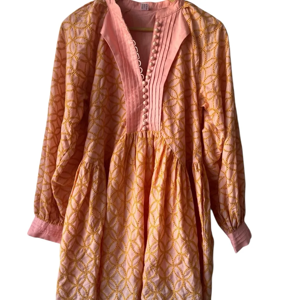 Pink & Orange Dress (S) - Image 10