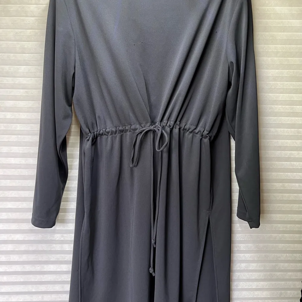 Ashley Stewart | Plus Size Clothing, size 14-16 Long Shirt Color Dark Blue Black - Image 4