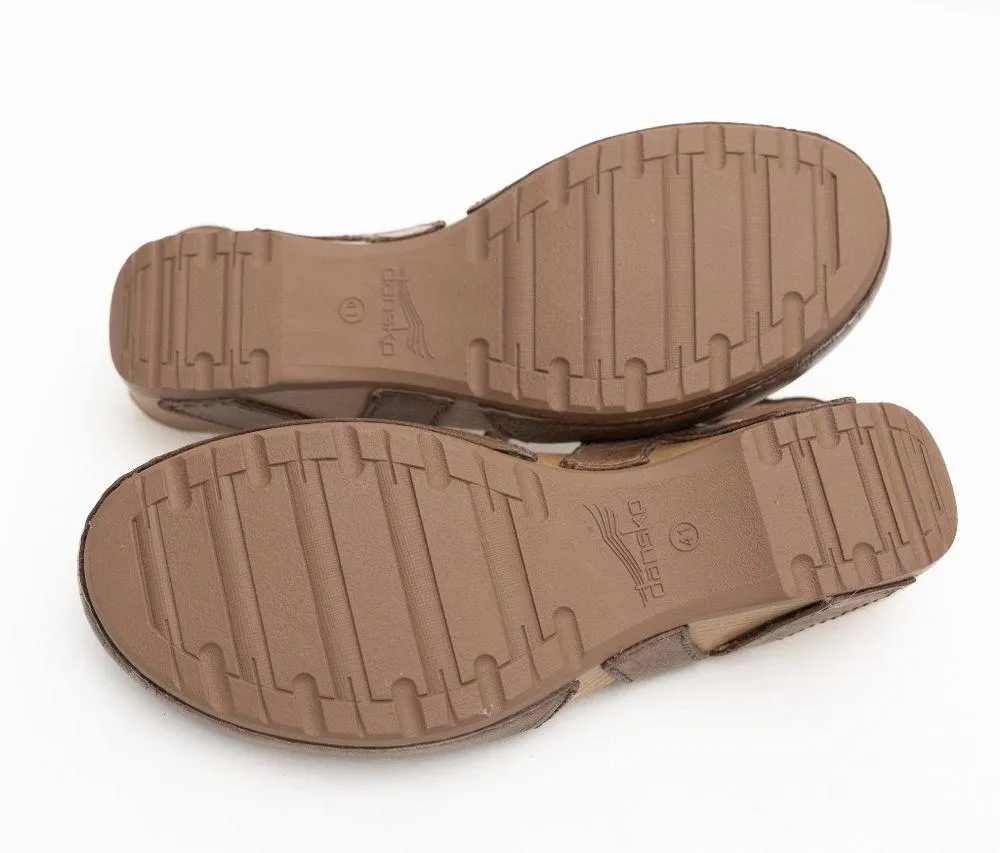 Dansko | Tiffani Milled Clog in Brown - Image 9