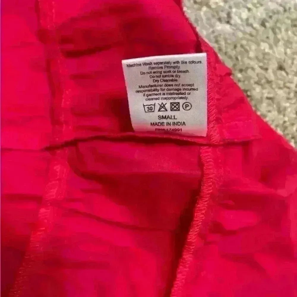 Merlette Serling Mini Dress Berry Size S Red - Image 10