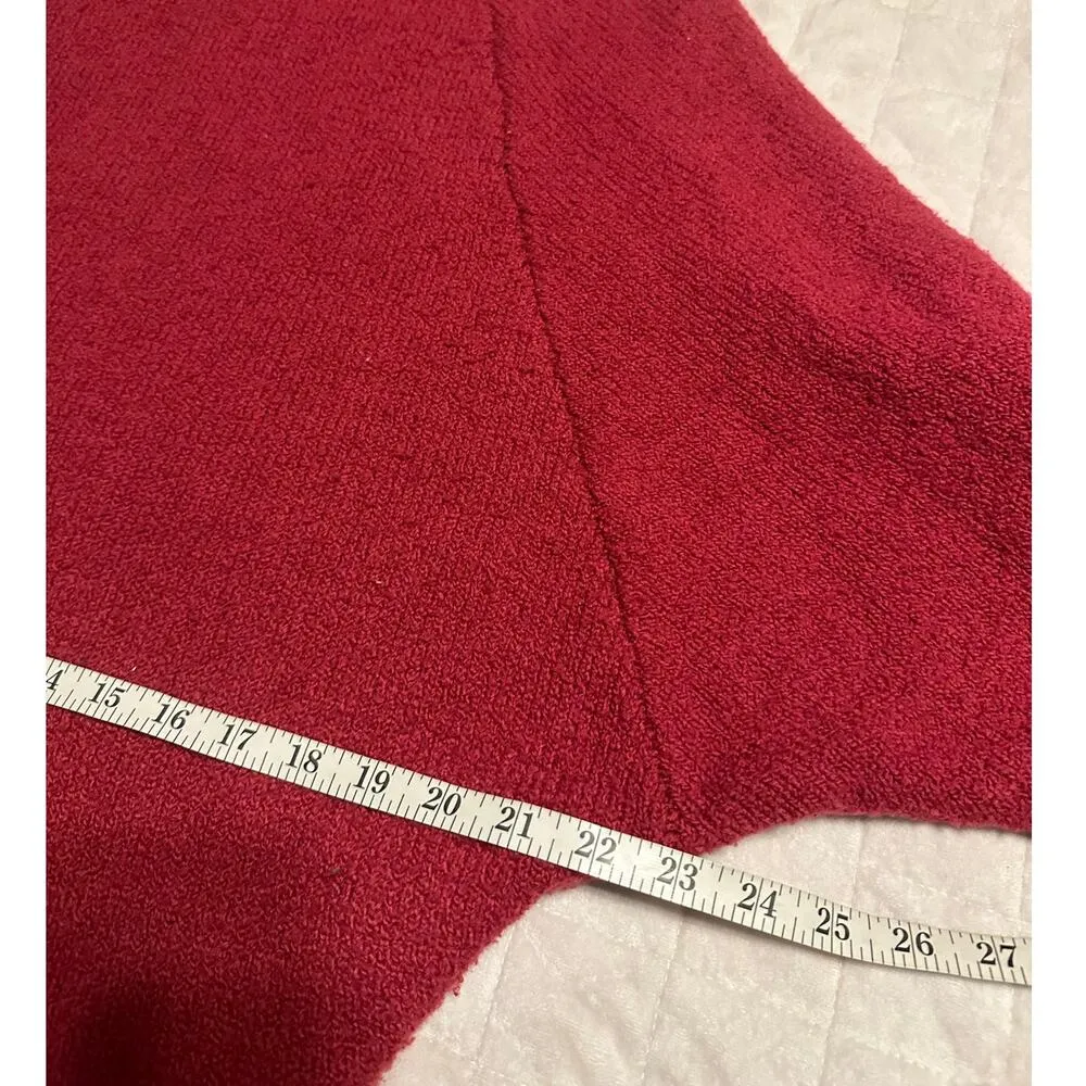 Urban Outfitters Pullover Sweater Women's Size Small Oversized Dolman Red - Image 6