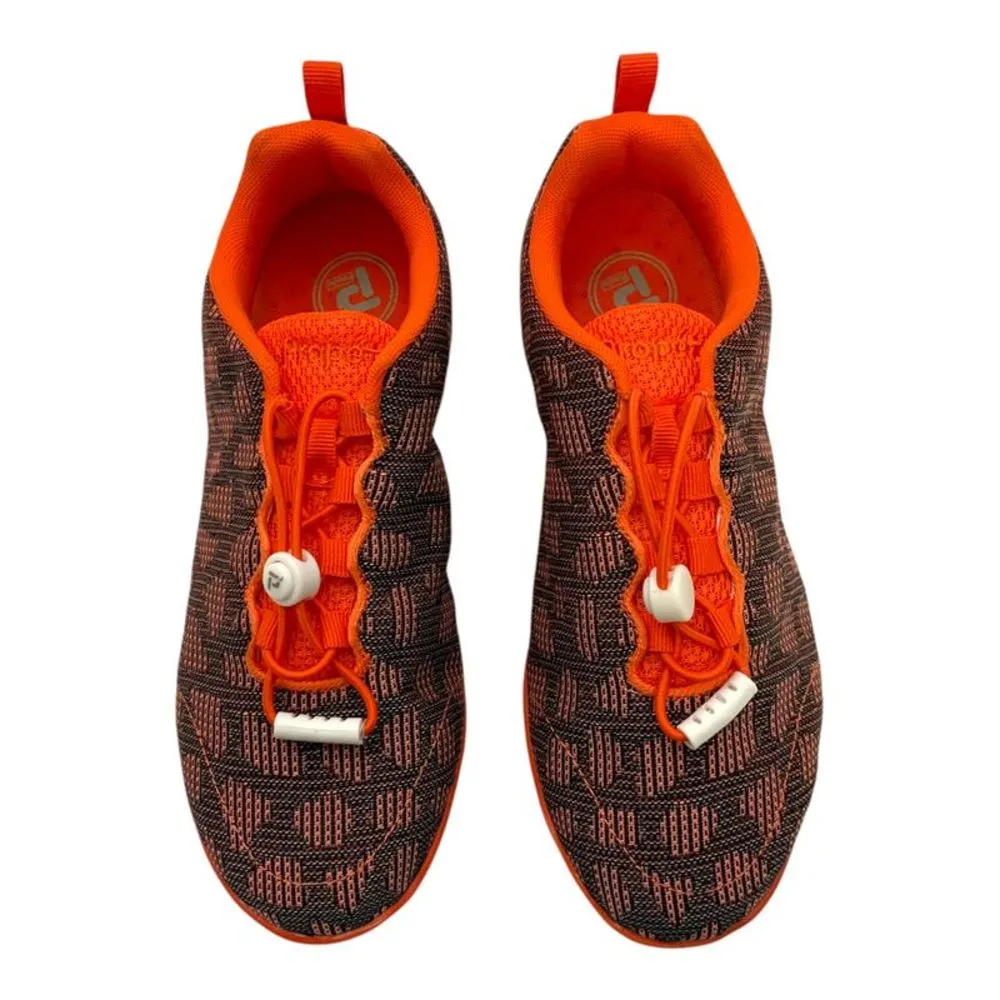 Propet TravelFit Walking Shoe Orange/Black US Women's 6 4E(XX) Orange - Image 5