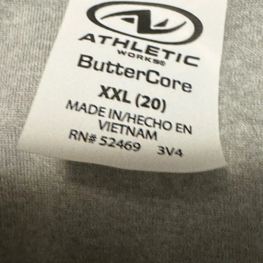 Athletic Gray Women's Casual Short Sleeve Top Sz XXL/20 - Image 5