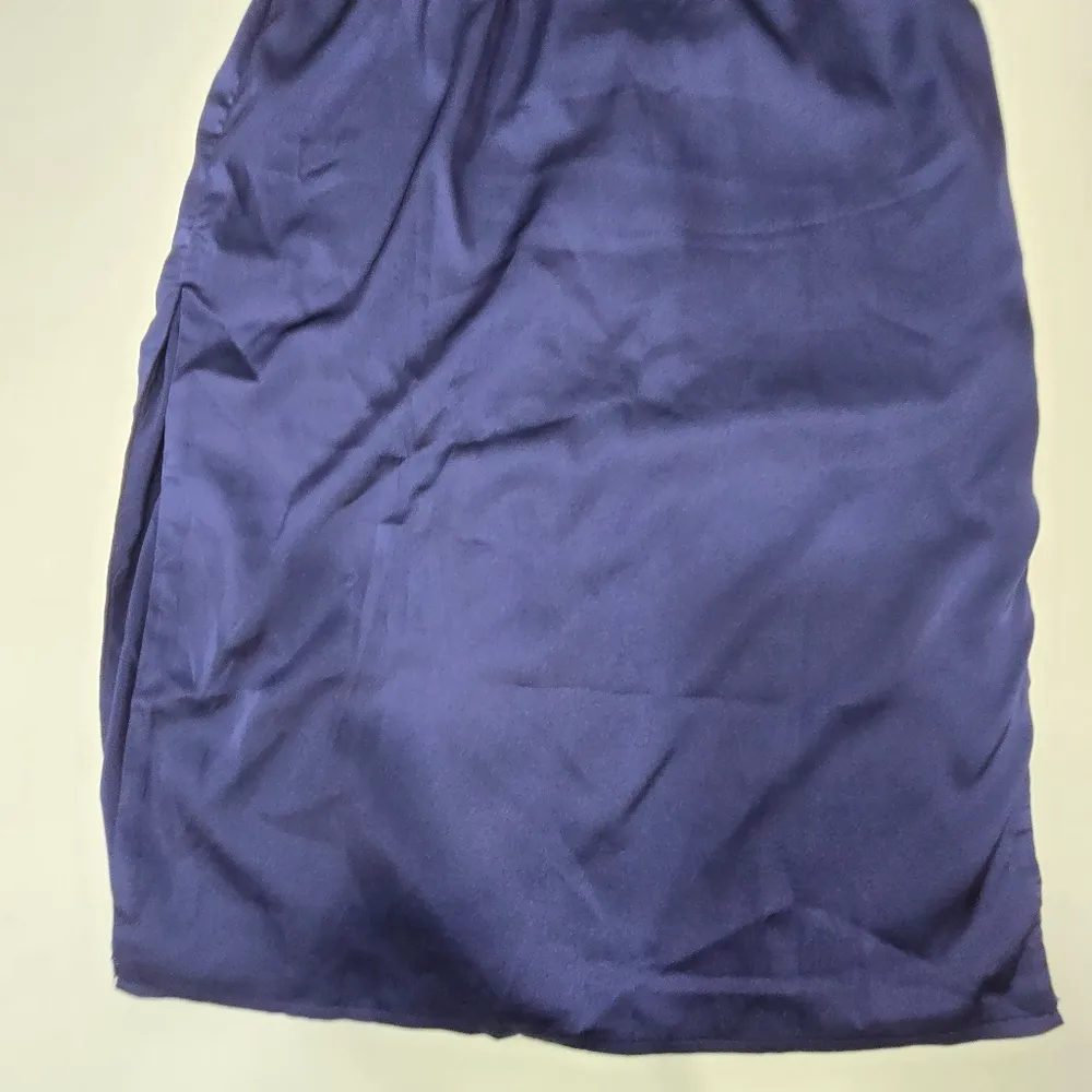 Superdown Frida Side Slit Dress in Navy - Image 4