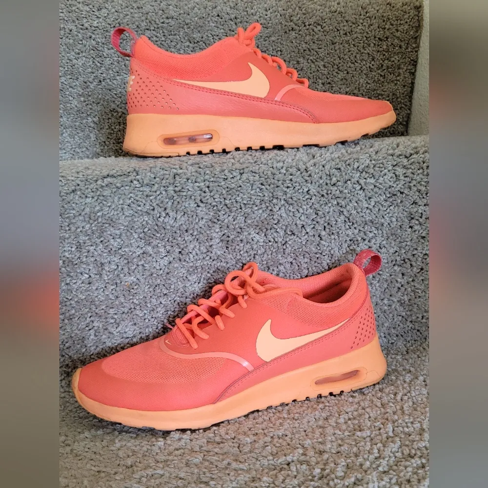 Nike Air Max Thea Orange Mid Casual Running Comfort Shoes Size 7 - Image 12
