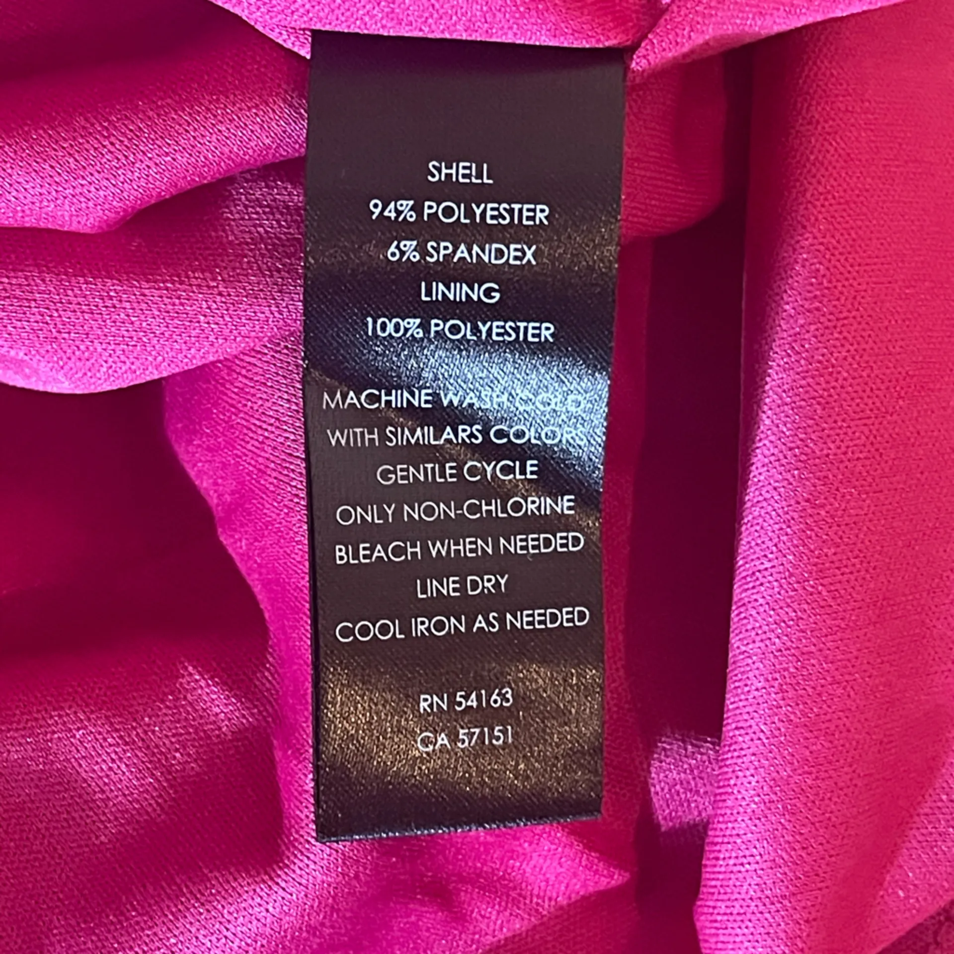 Jessica Howard Woman 22W Magenta Shift Dress Ruffle Sleeves Gold Zip Back NWT - Image 7