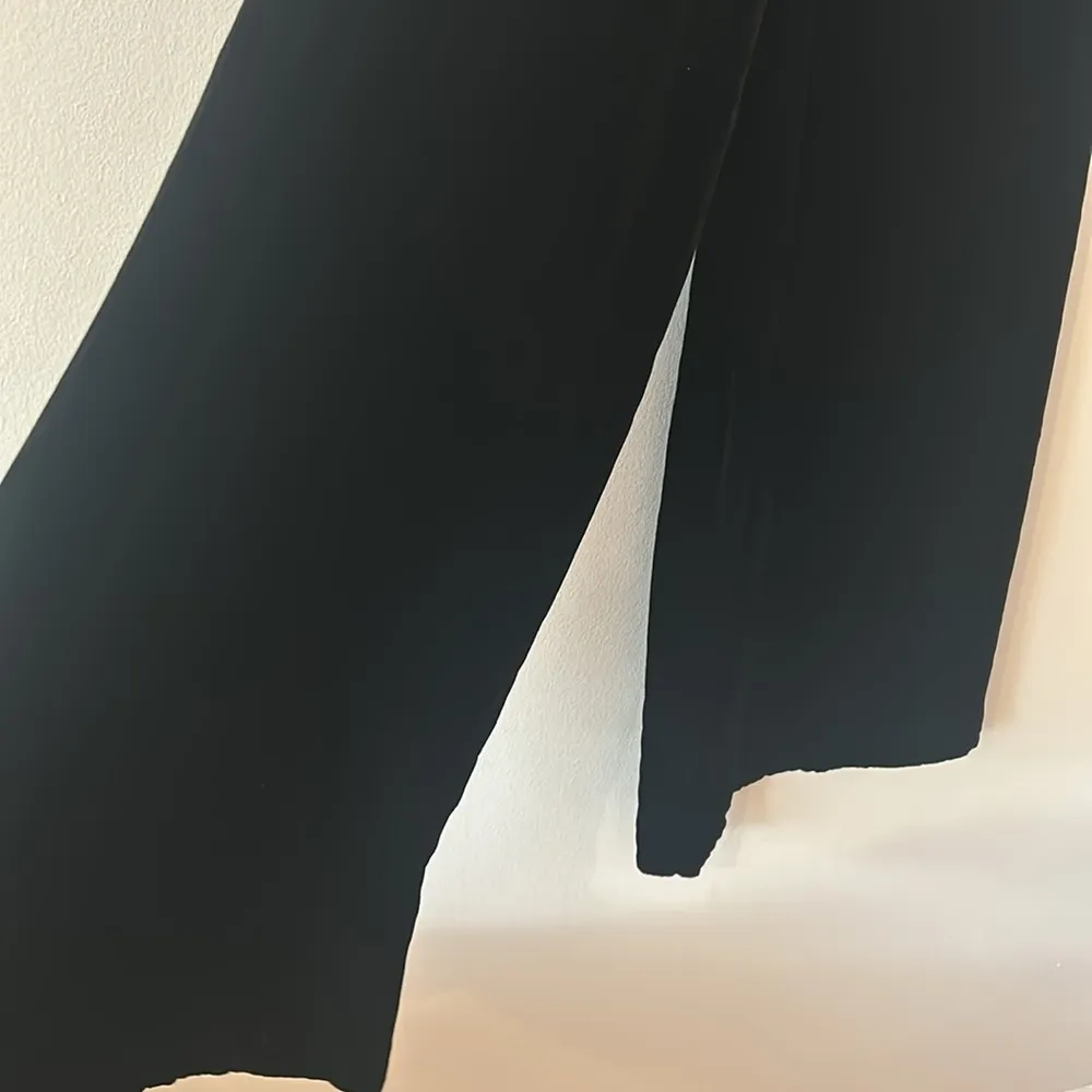 Vintage Ralph Lauren Purple Label Black Velvet Pull On Pants Size 8 - Image 2