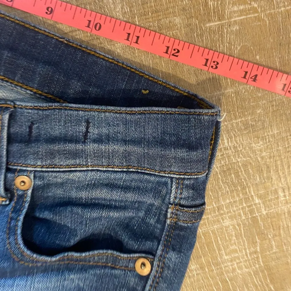 Madewell 9" High Riser Skinny Skinny Dark Blue Jeans Size 26 High Waisted Slim - Image 13