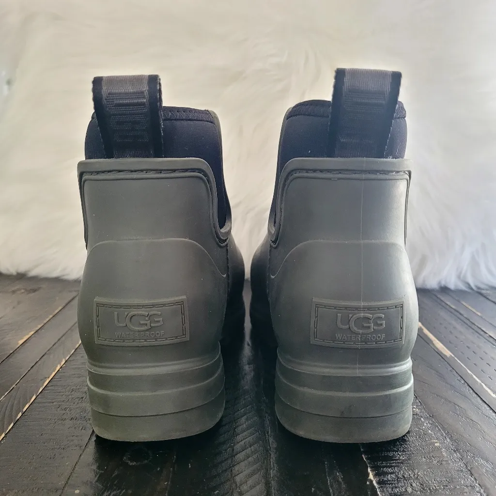 UGG Droplet Rain Boots Forest Night Women's Size 5 - Image 4