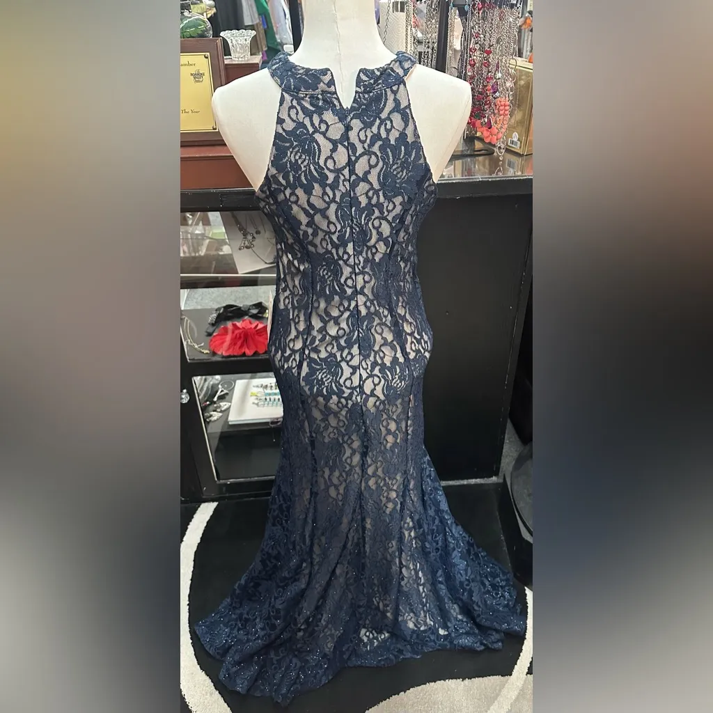 Nightway sz 10 blue long formal dress - Image 4