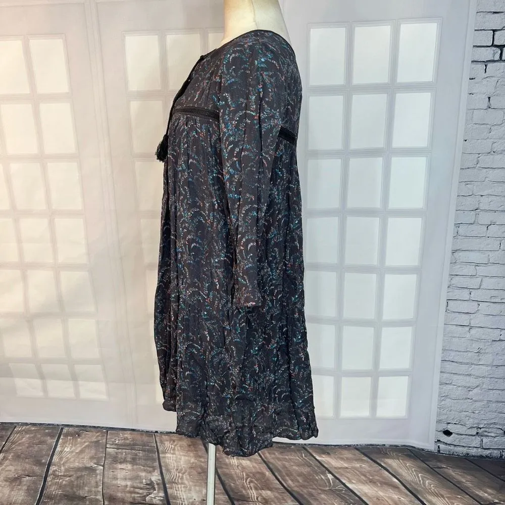 Ba & sh nwt robe esra long sleeve bohemian floral print peasant dress size 1 or - Image 10