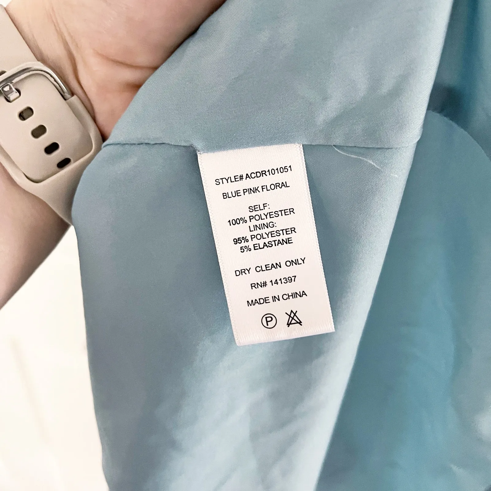 ASTR The Label Florentina Floral Tiered Maxi Dress in Blue Pink Floral Size M - Image 5