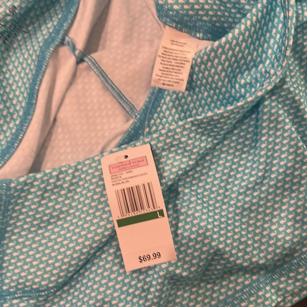 NWT Vineyard Vines Factory Whale Print Athletic Skort Sz L - Image 3