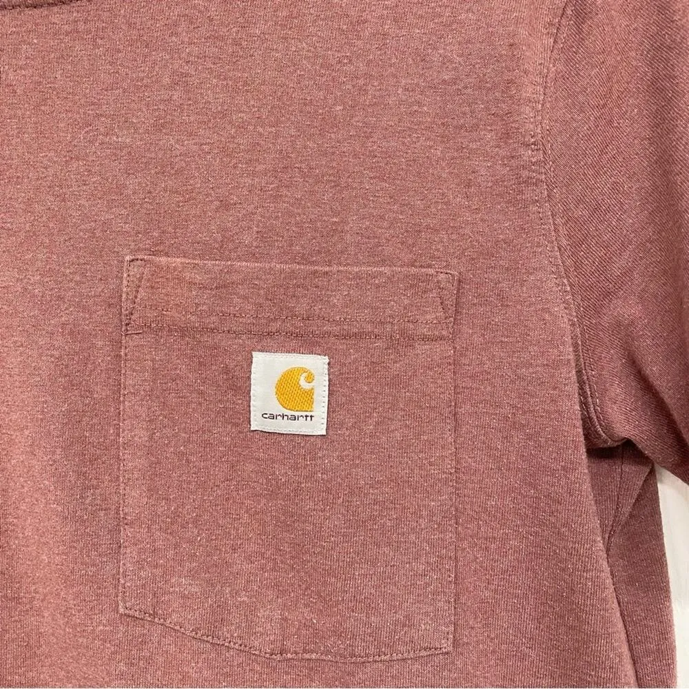 Carhartt Brown Short Sleeve Classic Tee Shirt M - Image 4