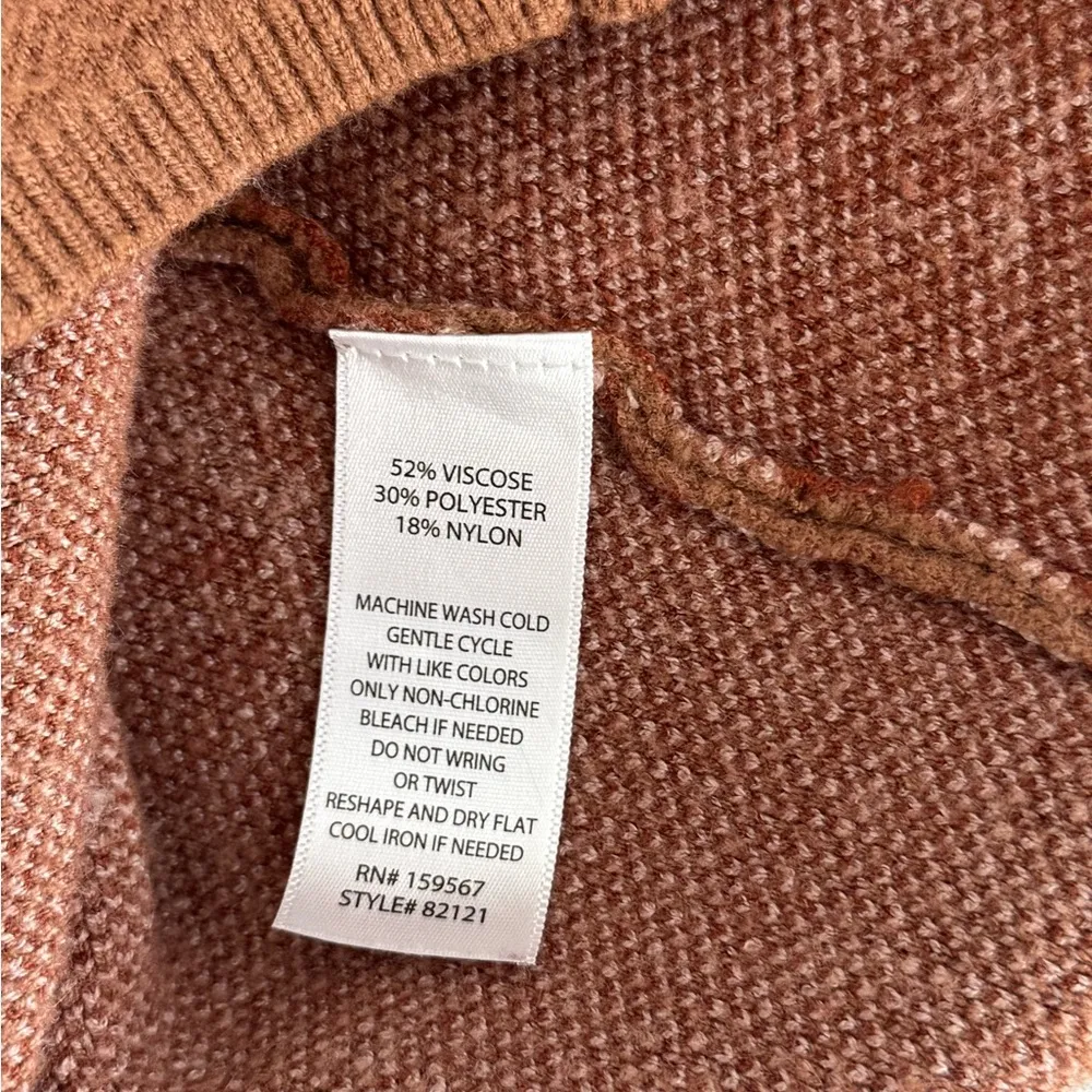 Altar’d State Retro Daisy Brown Tan Knit Strappy Crop Top size large - Image 5