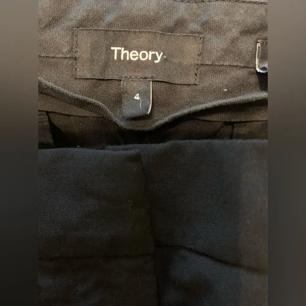 Theory black dress pants size 4‎ - Image 3