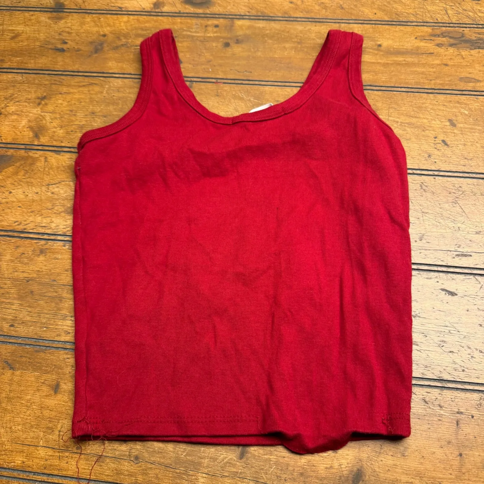 Obsessive Love Red American Legend Motorcycle Tank Top Women's Size S - Image 3