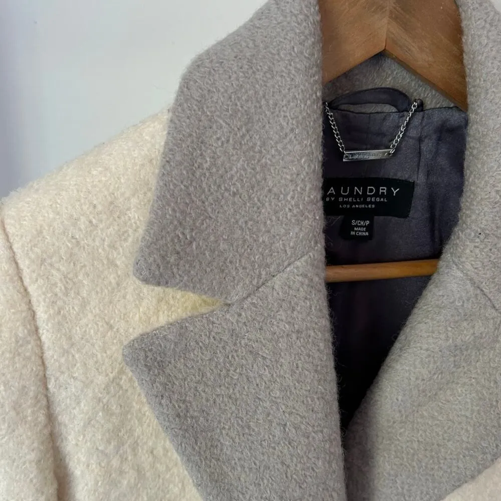 Laundry By Shelli Segal Wool Blend Coat Size Small - Image 4