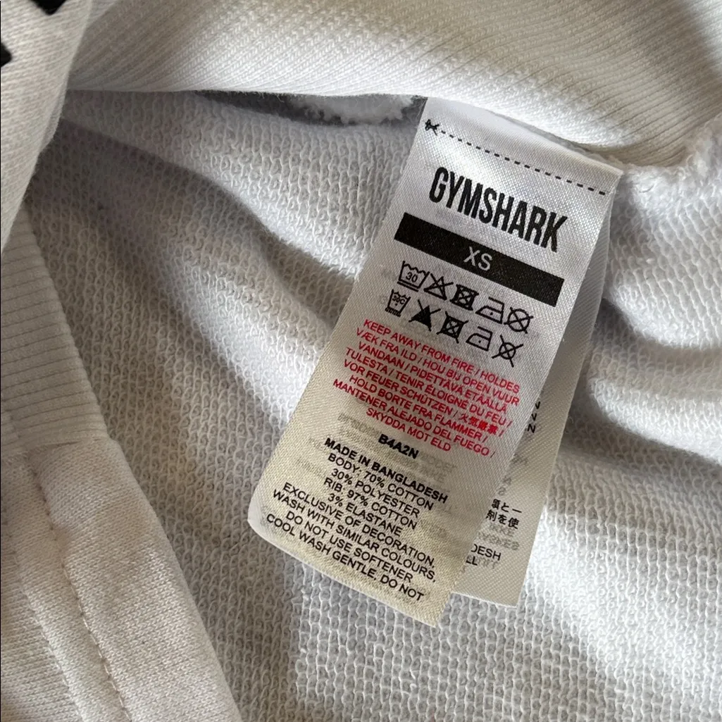 Gymshark White  Crop Top size XS NWOT - Image 6