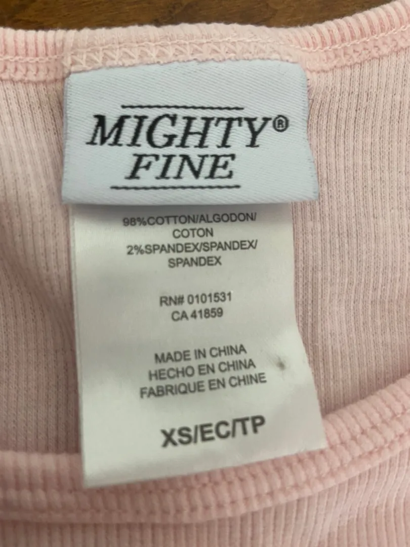Mighty fine Pink Angel Crop Top - Image 4