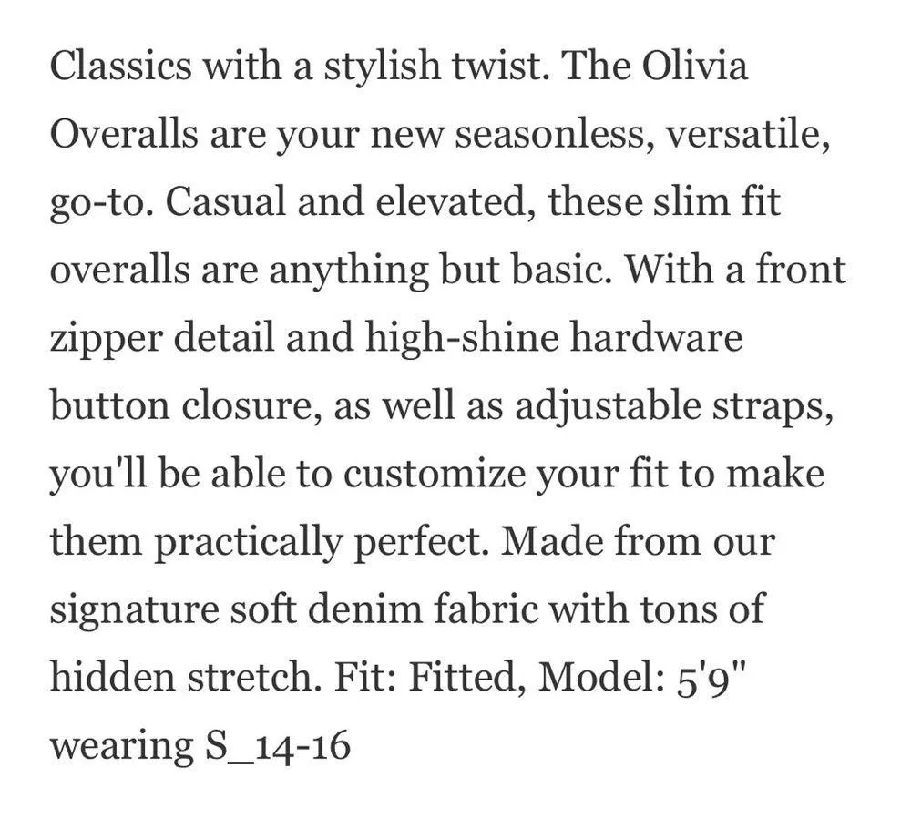 Universal Standard Olivia Denim Overalls In Dark Indigo Size XS / US Large - Image 13