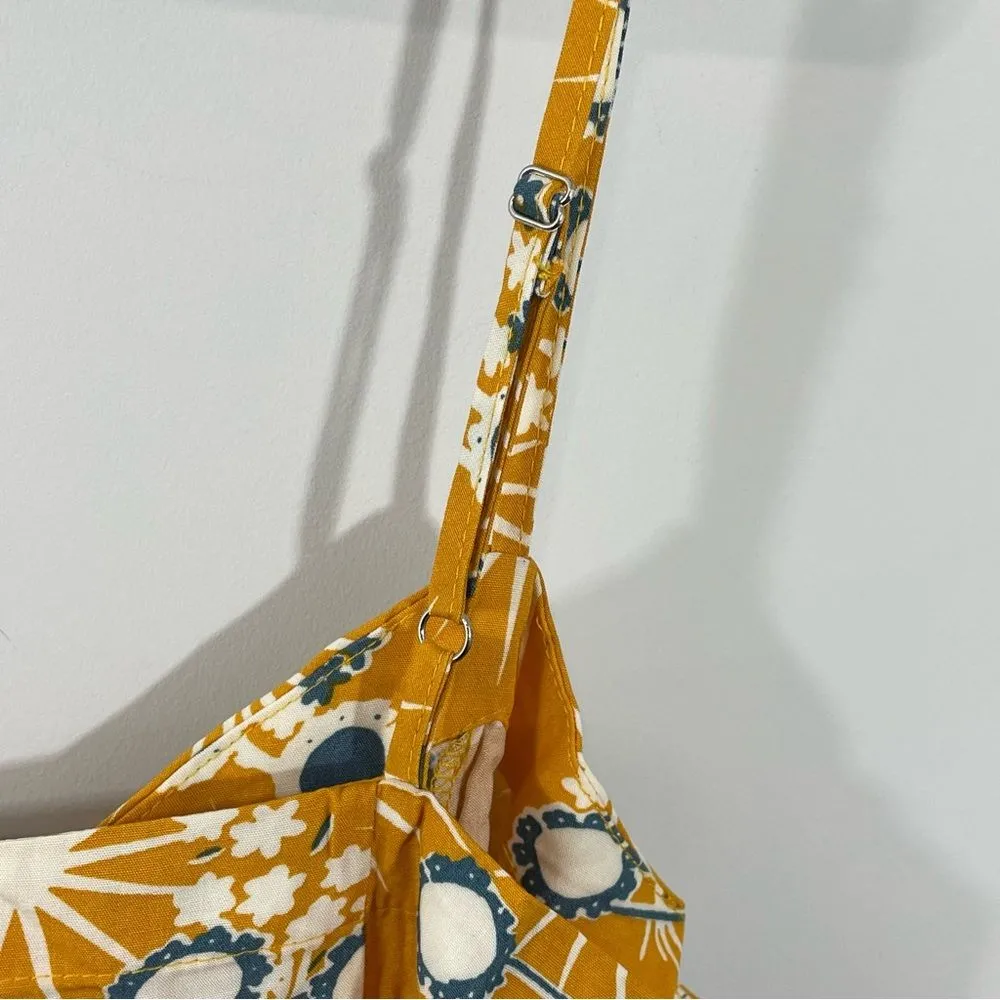 NWT‎ ModCloth On Cloud Nineties Yellow Printed Shift Mini Dress Size LARGE - Image 6