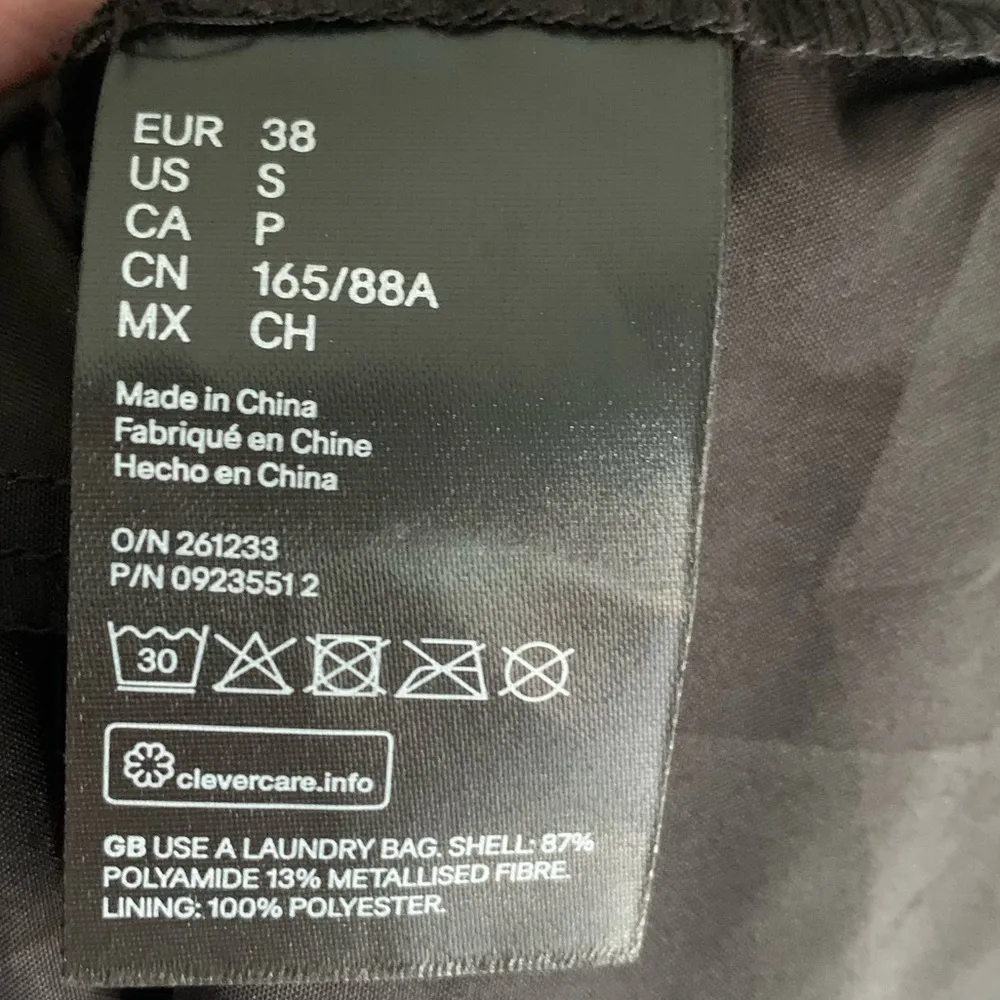 The Vampire's Wife Mystique Dress by H&M Black Silver Sz Small - Image 7