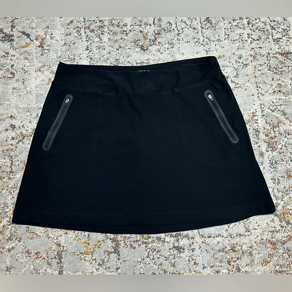 NIKE Golf Tour Performance Athletic Skort Skirt size XL black - Image 2