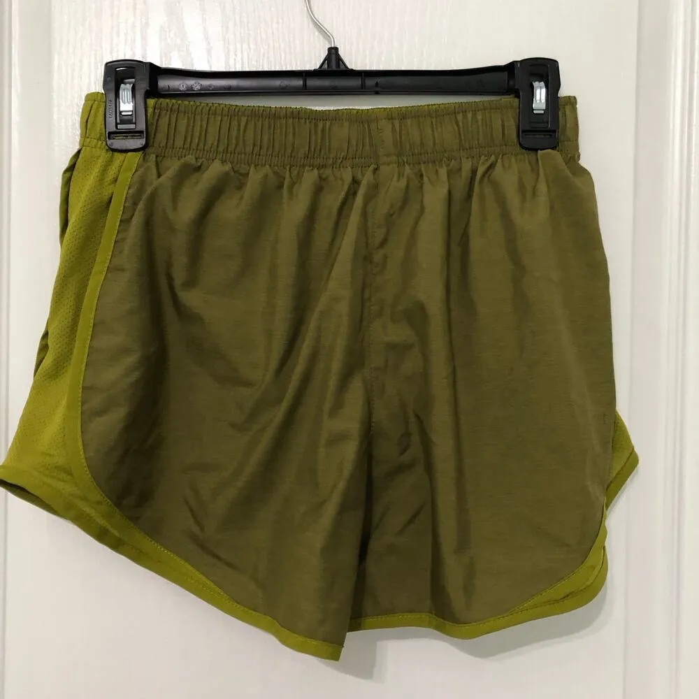 Nike Women's Small Dri-Fit Pull-On Athletic Shorts Olive Green NWT Workout Ready - Image 4
