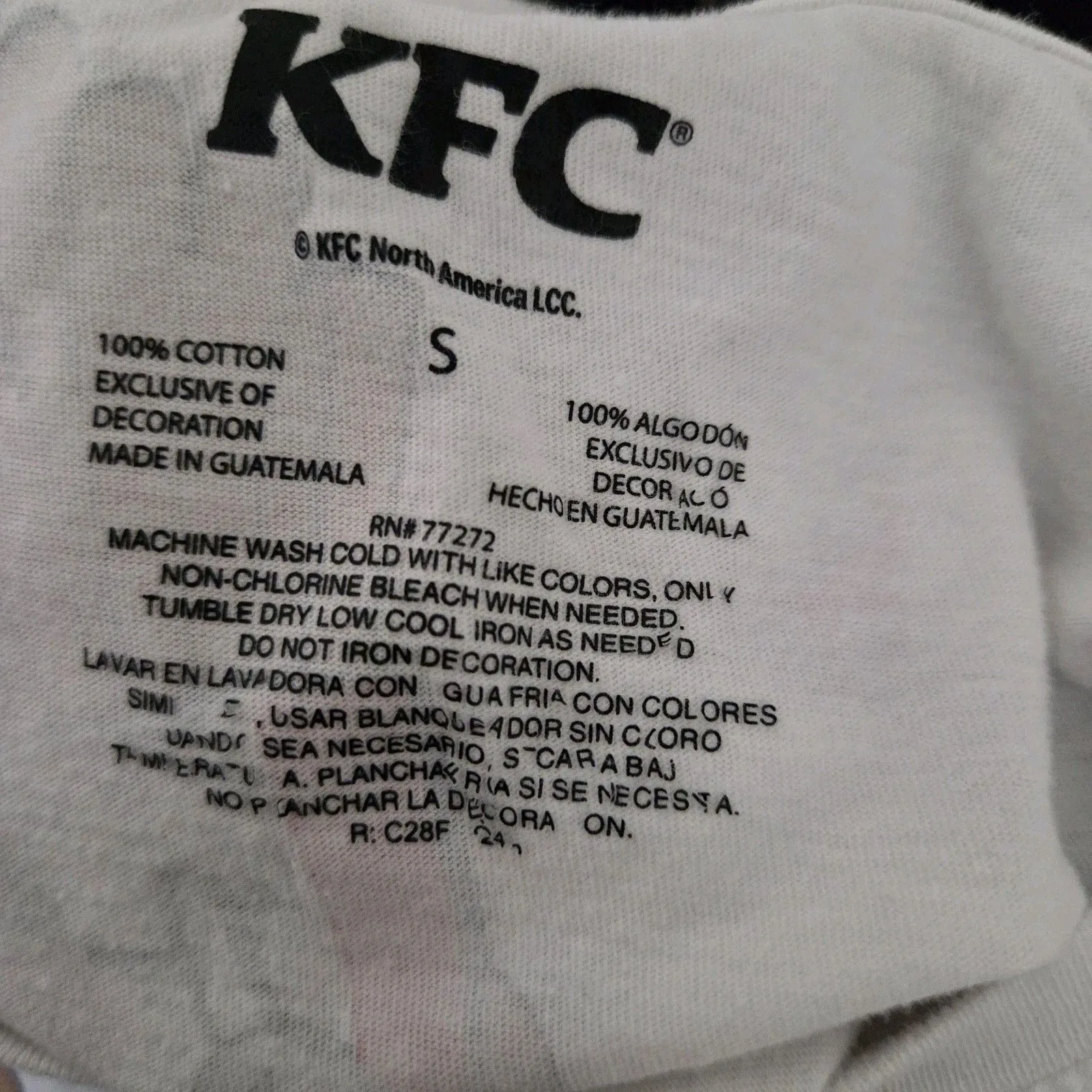KFC Foods Print Rhinestoned Women's T - Image 4