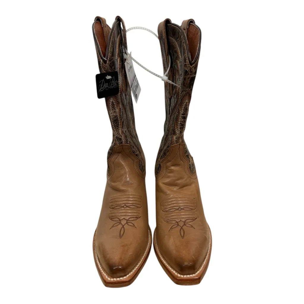 NEW Dan Post Tria Leather Western Snip Toe Leather Cowboy Boots Size 6.5 - Image 11