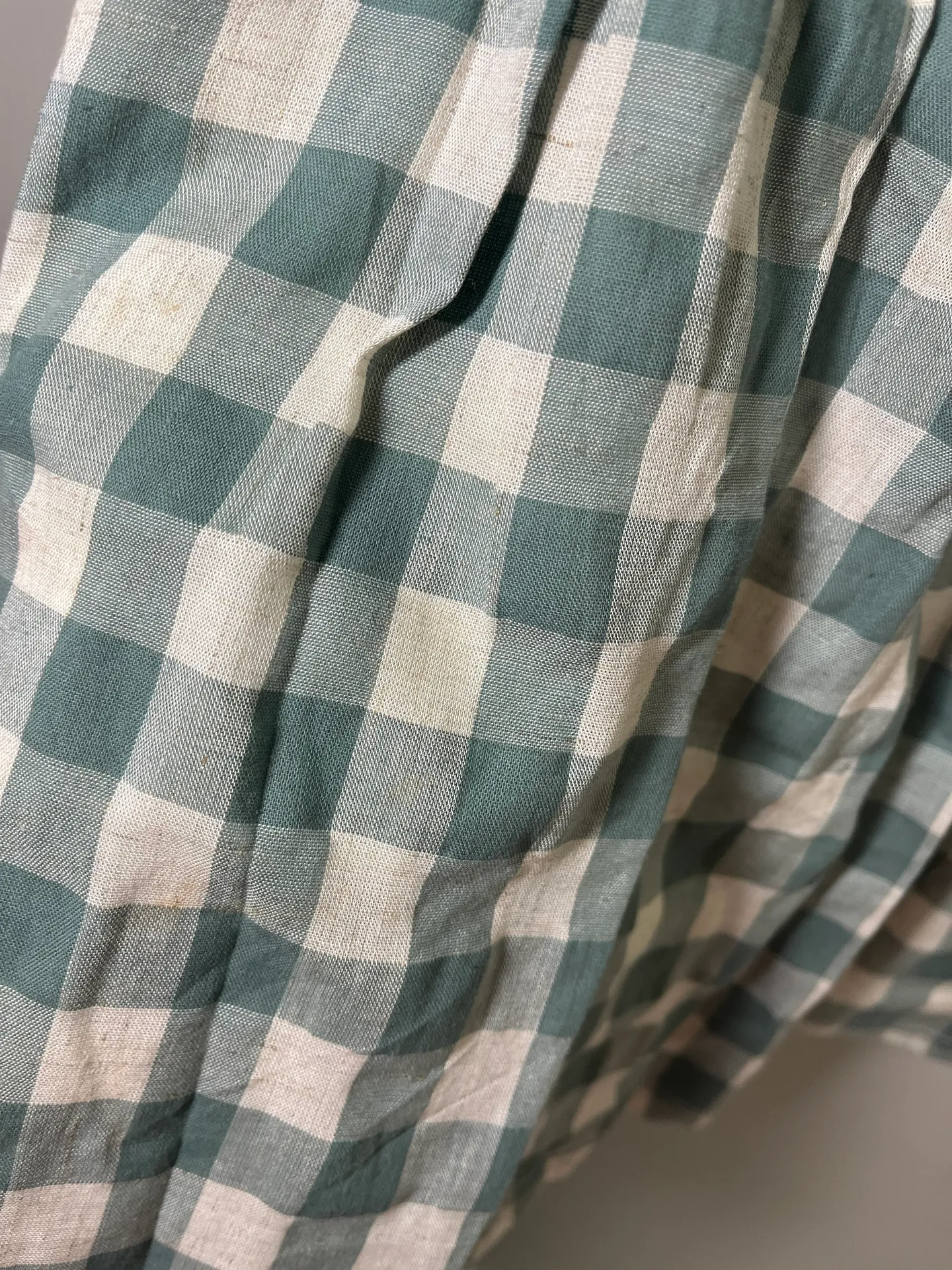 -Gingham Shirt Dress - Image 6