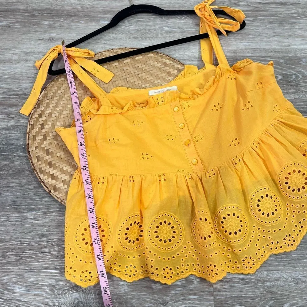 Urban outfitters‎ yellow frilly top - Image 6