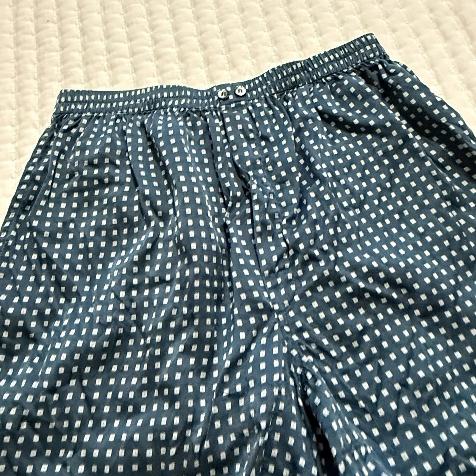 Victoria's Secret Boxer 100% Silk Blue Sz M Medium (32-34) Shorts PJ Lounge - Image 12