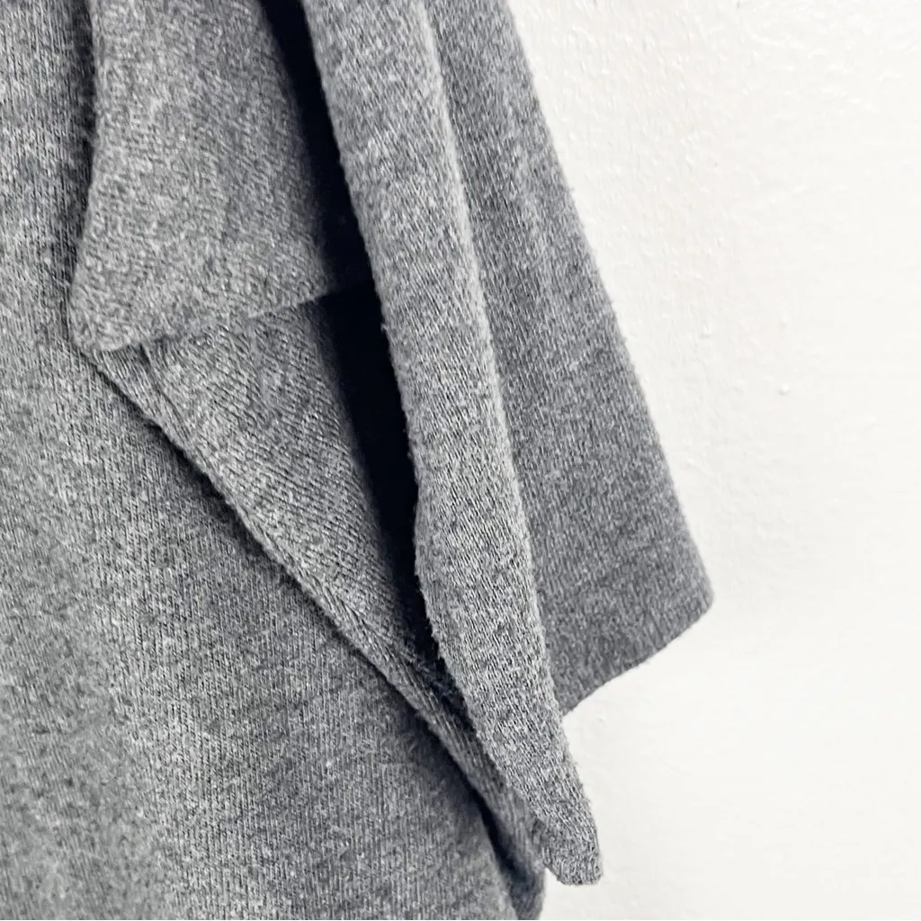 STELLA & DOT Heather Gray Boatneck Drop Shoulder 3/4 Sleeves Top, Size XXL - Image 7