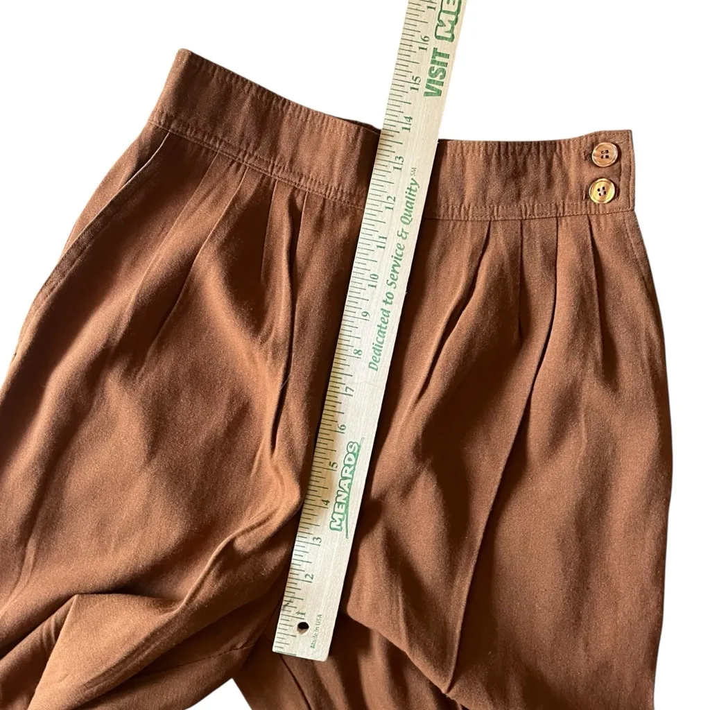 Vtg Counterparts Brown Women's Pants Size Small Business‎ Casual Office Neutral - Image 6