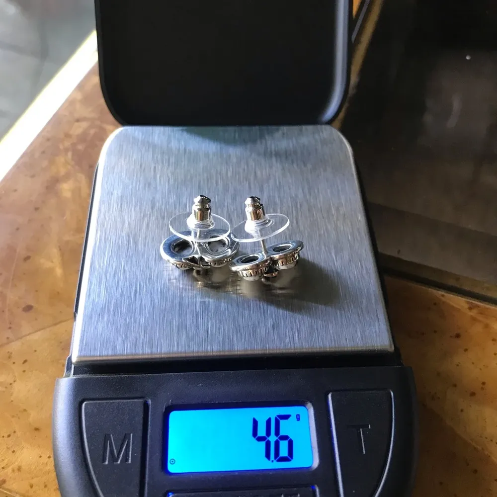 Artistic White Buffalo Sterling Silver Snake Stud Earrings - Image 8