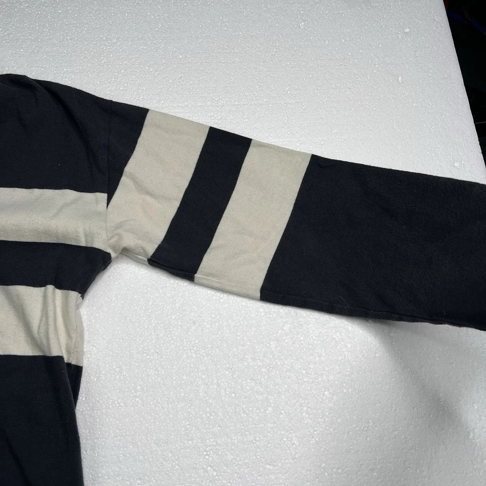 Faherty Rugby‎ Jersey Dress Women S Gray Cape May Stripe Nautical Preppy Sailing - Image 7