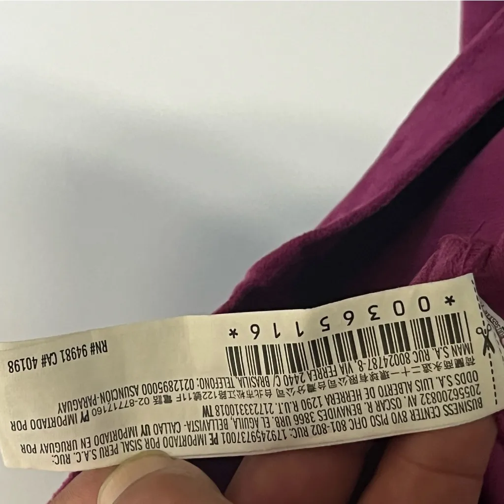 Forever 21 Women’s Burgundy Overall Corduroy Dress Open Back Size Large‎ - Image 9