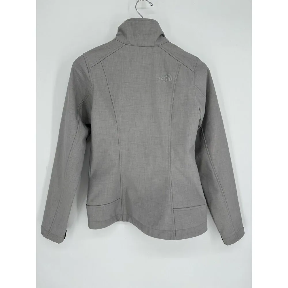 The North Face Jacket‎ Women's Size Extra-Small Gray Full Zip Soft Shell Coat - Image 5