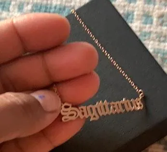 Sagittarius Necklace Dipped In RoseGold... Gold - Image 4