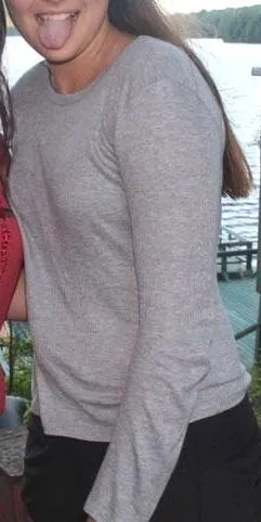 Painted Threads  Grey Thermal Long Sleeve   - Image 3