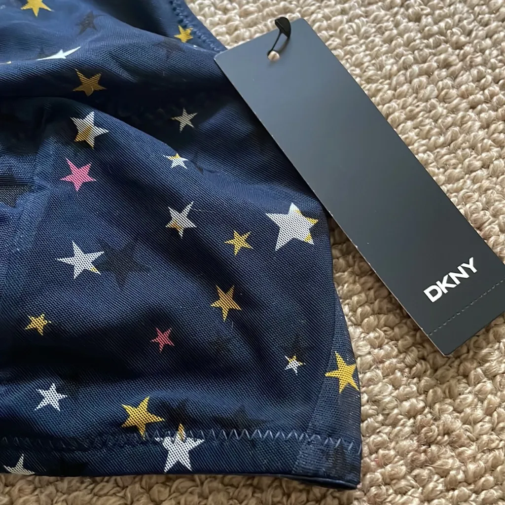 DKNY  mesh high apex bralette NWT - Image 2