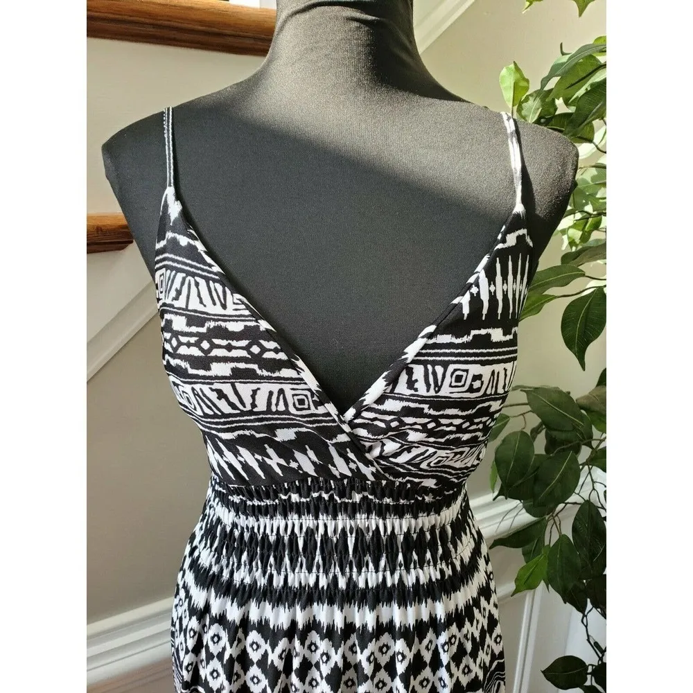 Bobbie & Brooks Women Black/White Polyester V - Image 5