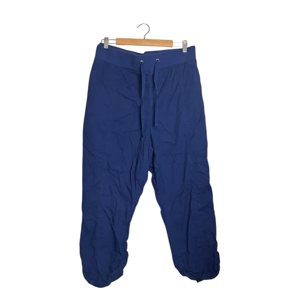 Torrid  Plus Size Navy Blue Pull On Skinny Stretch Poplin Mid-rise Joggers Pants - Image 4