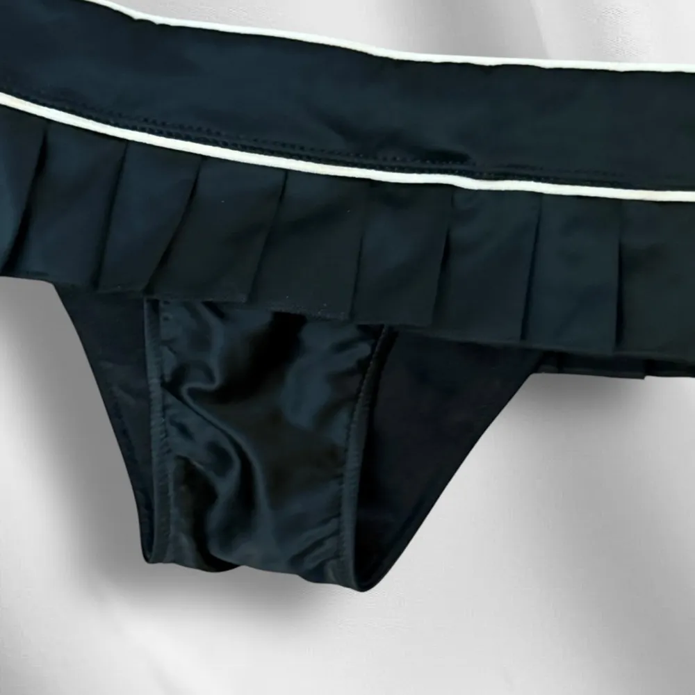 Beach Bunny Black‎ Pleated Bikini Bottom - Image 2