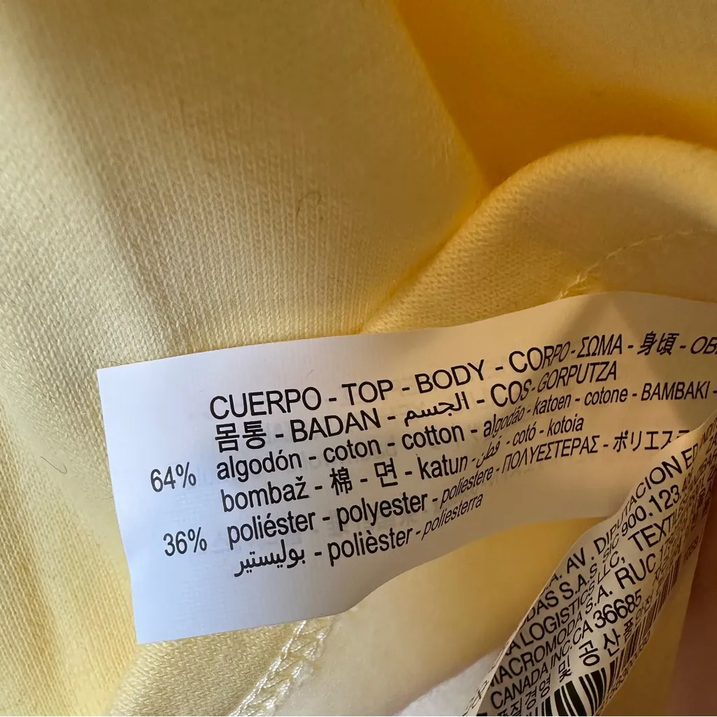 Zara Light Yellow V-Neck Sweater Vest - Image 7