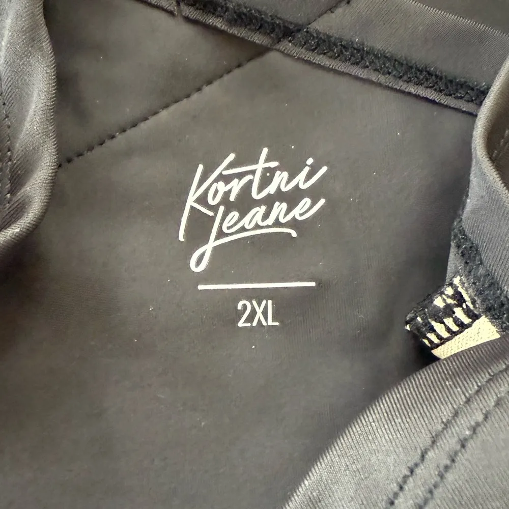 Kortni Jeane Women’s 2XL Black Swim Suit Top New NWT Off Shoulder Mix N Match - Image 4